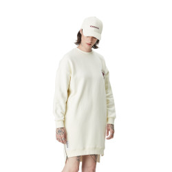 Robe sweat femme avec print et zip sur le côté  Gun