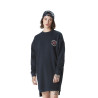 Robe sweat femme avec print et zip sur le côté  Gun Robe sweat femme avec print et zip sur le côté  Gun