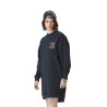 Robe sweat femme avec print et zip sur le côté  Gun Robe sweat femme avec print et zip sur le côté  Gun