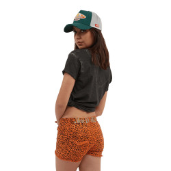 Short en toile femme en coton Spicy