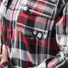 Chemise femme à carreaux tissés en coton Woven Checks