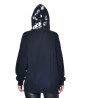 Sweat femme oversize avec capuche Clips