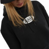 Sweat femme crop top avec capuche en coton Stamp Sweat femme crop top avec capuche en coton Stamp