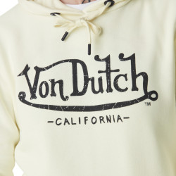 Sweat femme à capuche et print devant Basic