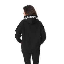 Sweat femme oversize à capuche et print sur la manche et capuche Cali