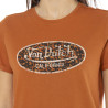 T-shirt à col rond manches courtes femme Logo Leopard T-shirt à col rond manches courtes femme Logo Leopard