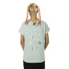 T-shirt femme loose print dos Only