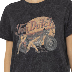 T-shirt à col rond manches courtes femme PinUp