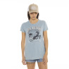 T-shirt à col rond manches courtes femme Spring Skull