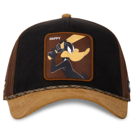Casquette homme trucker en suedine premium Looney Tunes Daffy