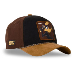 Casquette homme trucker en suedine premium Looney Tunes Daffy