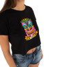 Crop top Tie and Dye femme en coton Tika
