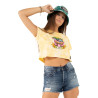 Crop top Tie and Dye femme en coton Tika