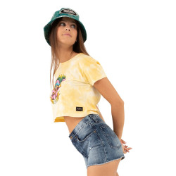 Crop top Tie and Dye femme en coton Tika
