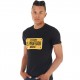 T-Shirt homme H'echbone El Professor Noir Strass Or