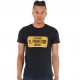 T-Shirt homme H'echbone El Professor Noir Strass Or