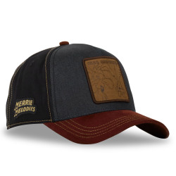 Casquette homme trucker denim et suédine Looney Tunes Will Road Run