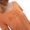 T-shirt femme col en V fluide avec strass Roon