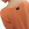T-shirt femme col en V fluide avec strass Roon