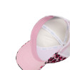 Casquette baseball avec filet enfant imitation fourrure Pink Savage