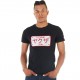 T-Shirt homme H'echbone Tokyo Noir Strass Rouge