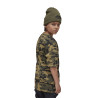 T-shirt enfant camo à col rond et manches courtes relax fit Relax