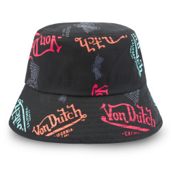 Bob Homme & Femme imprimé Logo Black