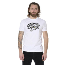 T-shirt homme col rond Kustom Art Skull