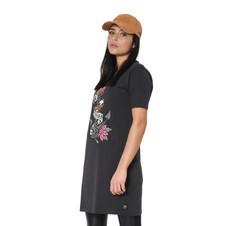 T-shirt femme Oversize col rond Kustom Artiste