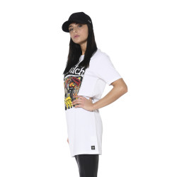 T-shirt femme Oversize col rond Kustom Art Carrie