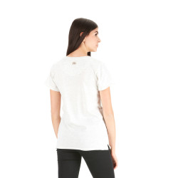 T-shirt pailleté femme Col V Play