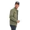 Veste homme militaire confort broderie devant et imprimé dos Veste homme militaire confort broderie devant et imprimé dos