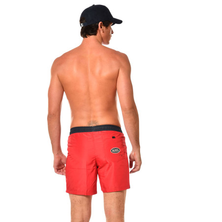 Boardshort homme bicolore avec bandes latérales