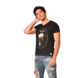 T-shirt homme coupe droite col V Sum