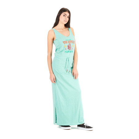 Robe longue pailletée manches débardeur Coast