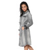 Robe Denim léger effet usé et franges Brook