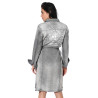 Robe Denim léger effet usé et franges Brook