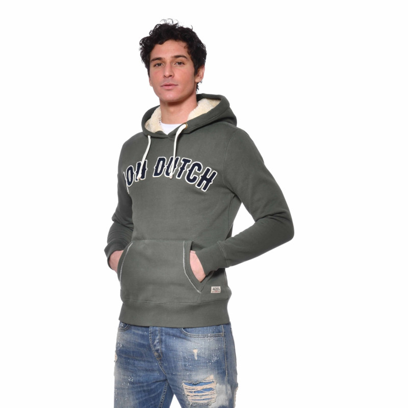 Sweat homme à capuche intérieur doux Must