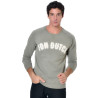 Sweat homme col rond avec lettres en feutrine devant Murray