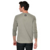 Sweat homme col rond avec lettres en feutrine devant Murray