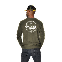 Sweat homme col rond imprimé devant et dos Spirit