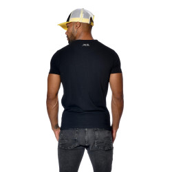T-shirt homme col rond coupe ajustée imprimé devant Hot