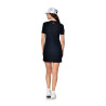 Robe femme col V oversize imprimé devant Andy