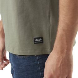T-shit homme homme stretch en col rond en contraste Blast