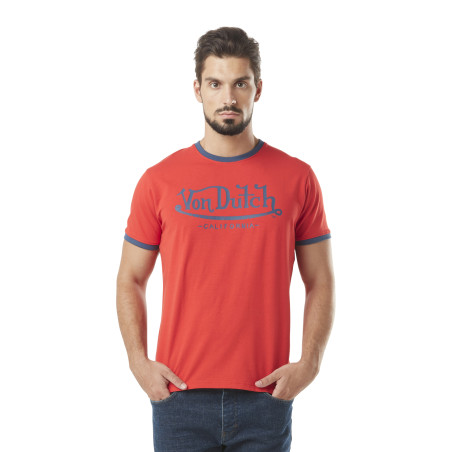 T-shit homme homme stretch en col rond en contraste Blast