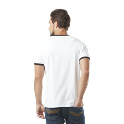 T-shit homme stretch en col V en contraste Blast