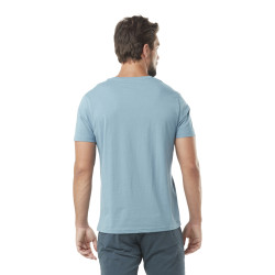 T-shirt homme col rond avec logo en coton First