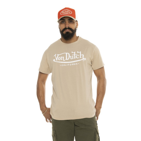 T-shirt homme col rond en coton avec logo Life