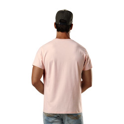 T-shirt homme col rond stretch avec logo Life