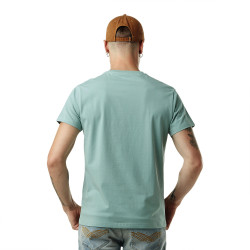 T-shirt homme col rond stretch avec logo Life